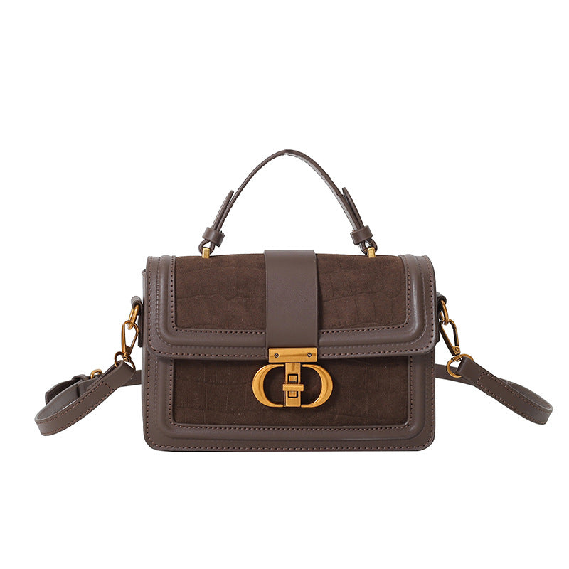 Retro Square Shoulder Bag - Luxury Handheld Design
