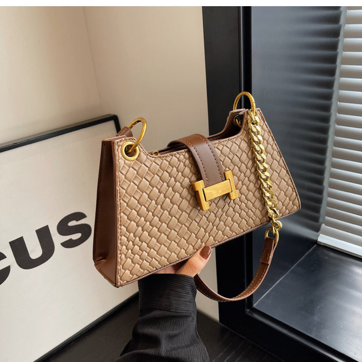 Underarm H Buckle Crossbody Bag