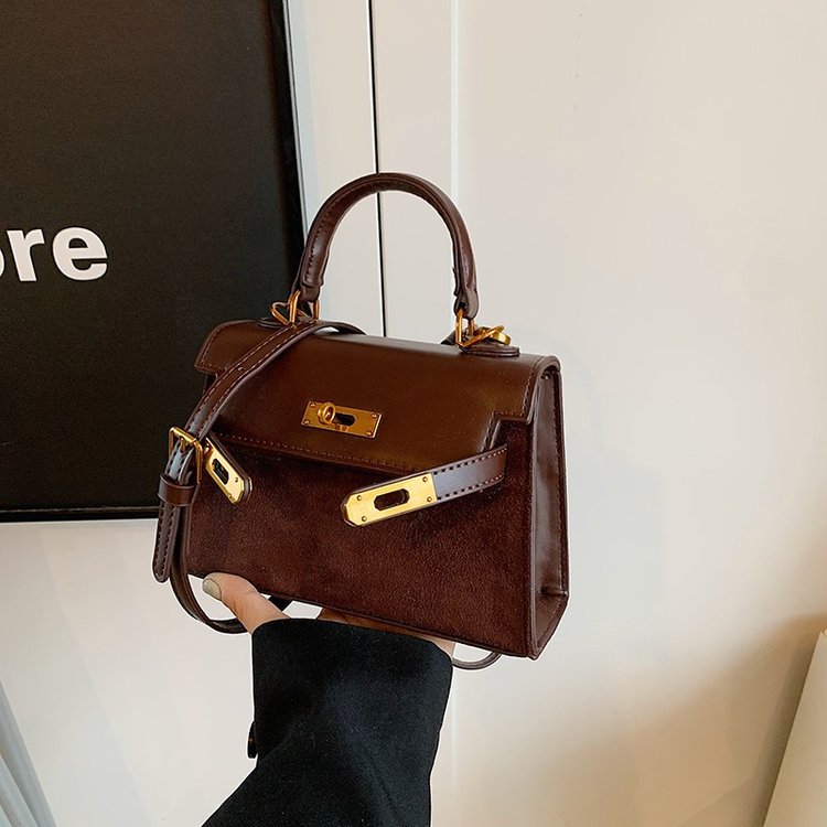 Flap Shoulder Bag - Small Square Crossbody Handbag