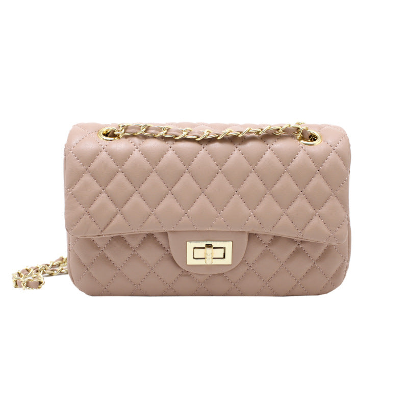 Chanel Inspired Quilted Crossbody Bag