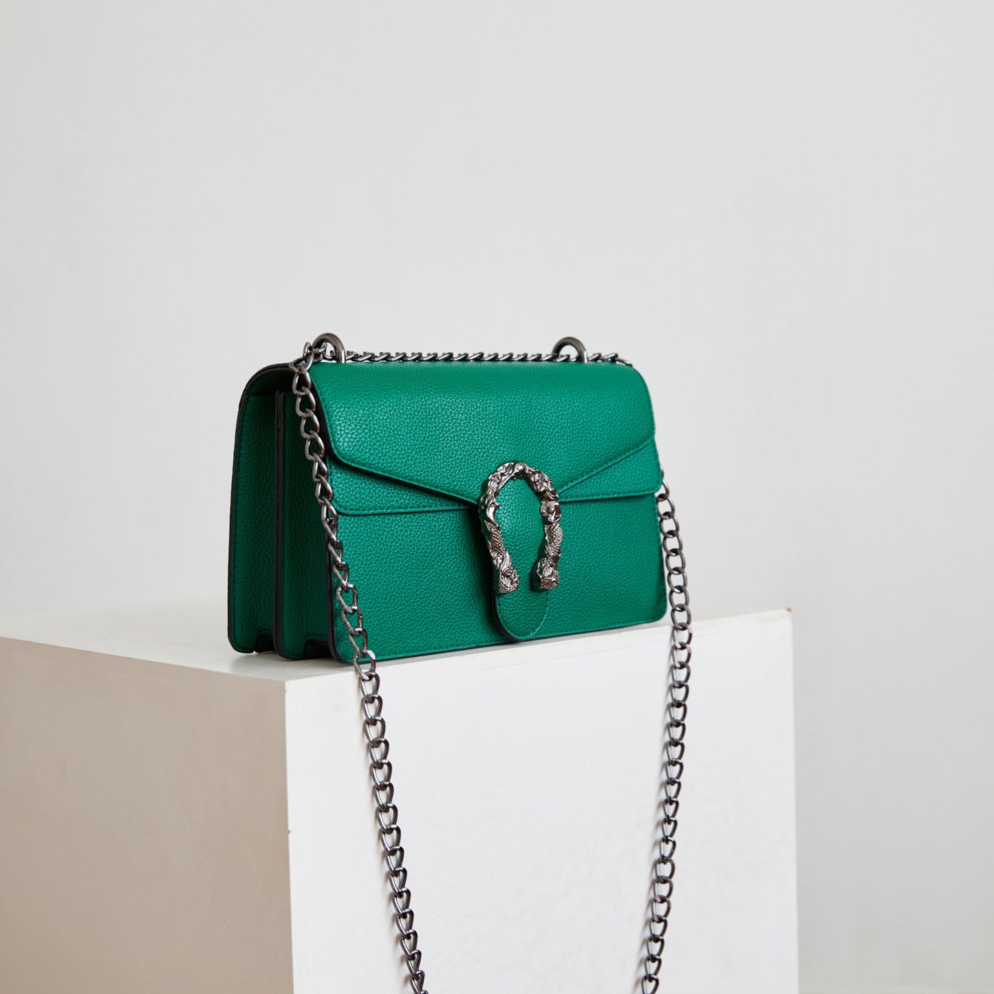 Fashionable Lychee Pattern Single Shoulder Crossbody Women's Bag
