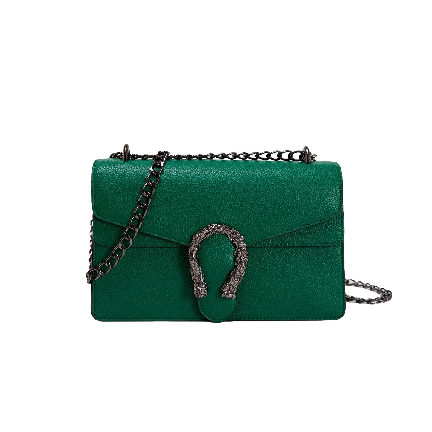 Fashionable Lychee Pattern Single Shoulder Crossbody Women's Bag