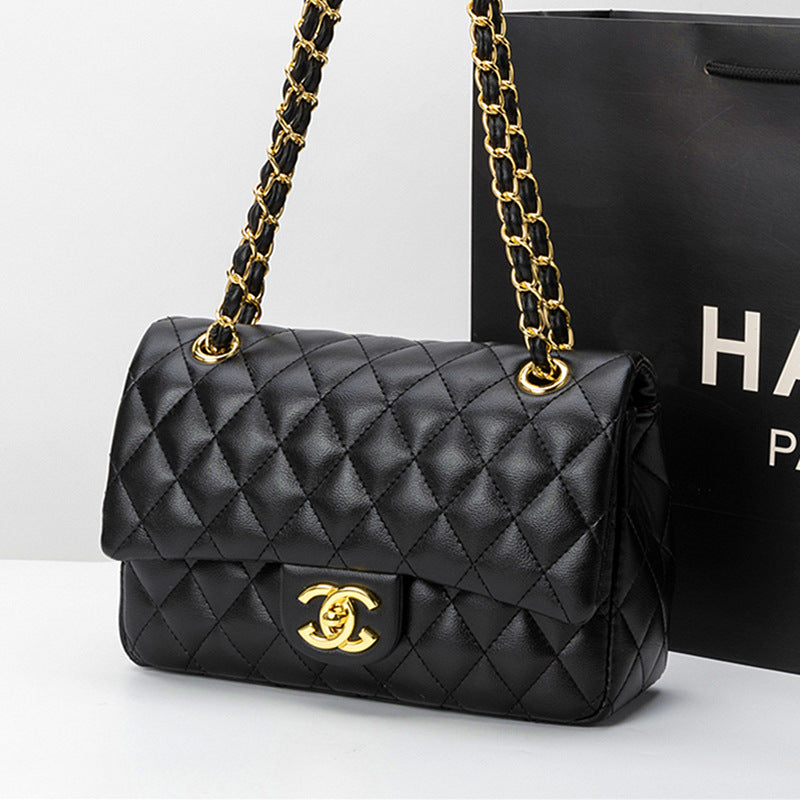 Chanel Inspired Quilted Crossbody Bag