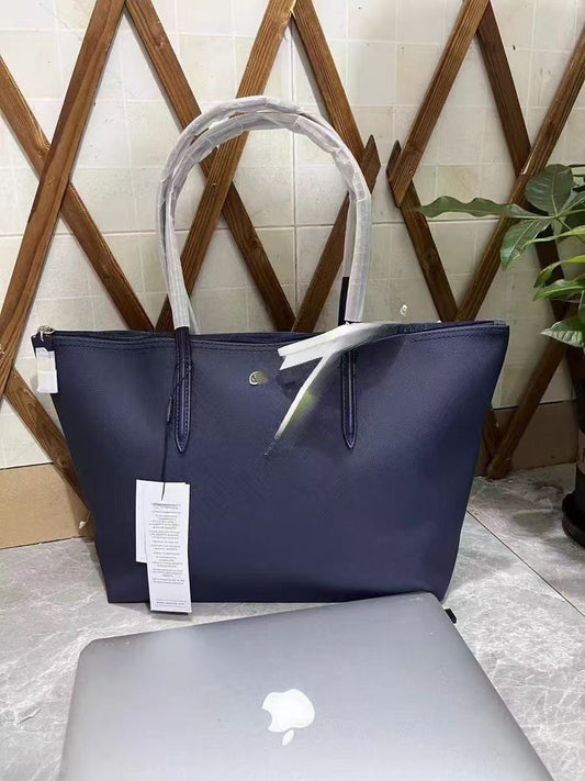French Waterproof Large Capacity Horizontal Tote Bag