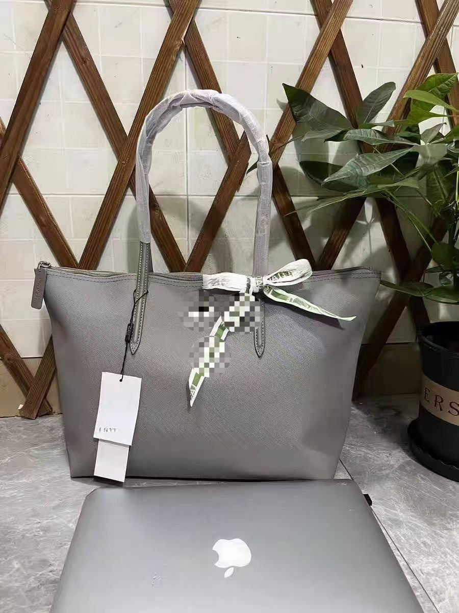 French Waterproof Large Capacity Horizontal Tote Bag