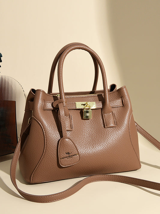 Retro European-American Crossbody Tote Bag - Versatile Women's Shoulder Handbag