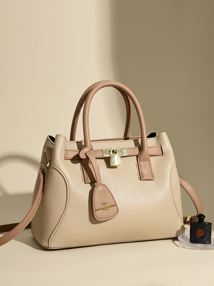 Retro European-American Crossbody Tote Bag - Versatile Women's Shoulder Handbag