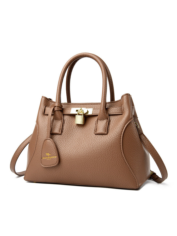 Retro European-American Crossbody Tote Bag - Versatile Women's Shoulder Handbag