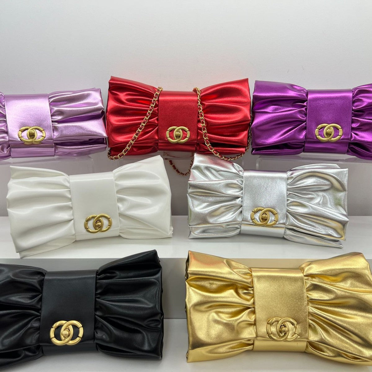 Butterfly Pleated Underarm Bag - Shoulder Crossbody