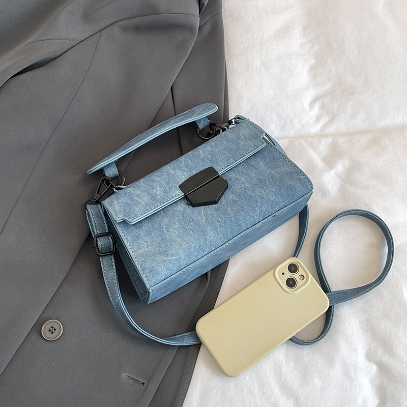 Korean Style Retro Square Chain Crossbody Bag - Small Shoulder Bag