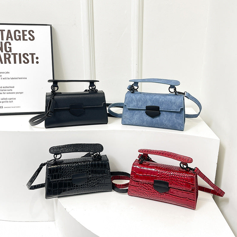 Korean Style Retro Square Chain Crossbody Bag - Small Shoulder Bag