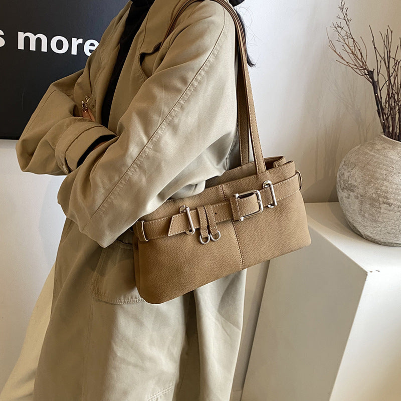 Retro Niche Design Shoulder Bag - Women's Versatile Commuter Handbag