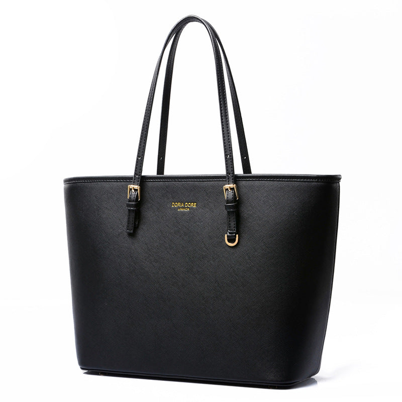 Large Capacity Retro Tote Bag - European Style Shoulder Bag