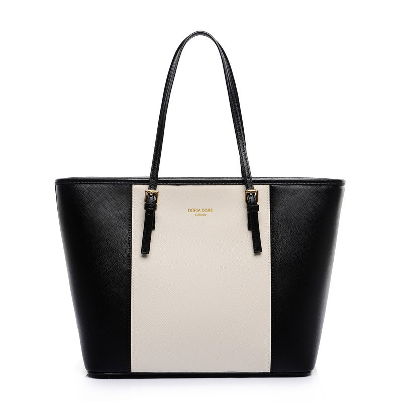 Large Capacity Retro Tote Bag - European Style Shoulder Bag