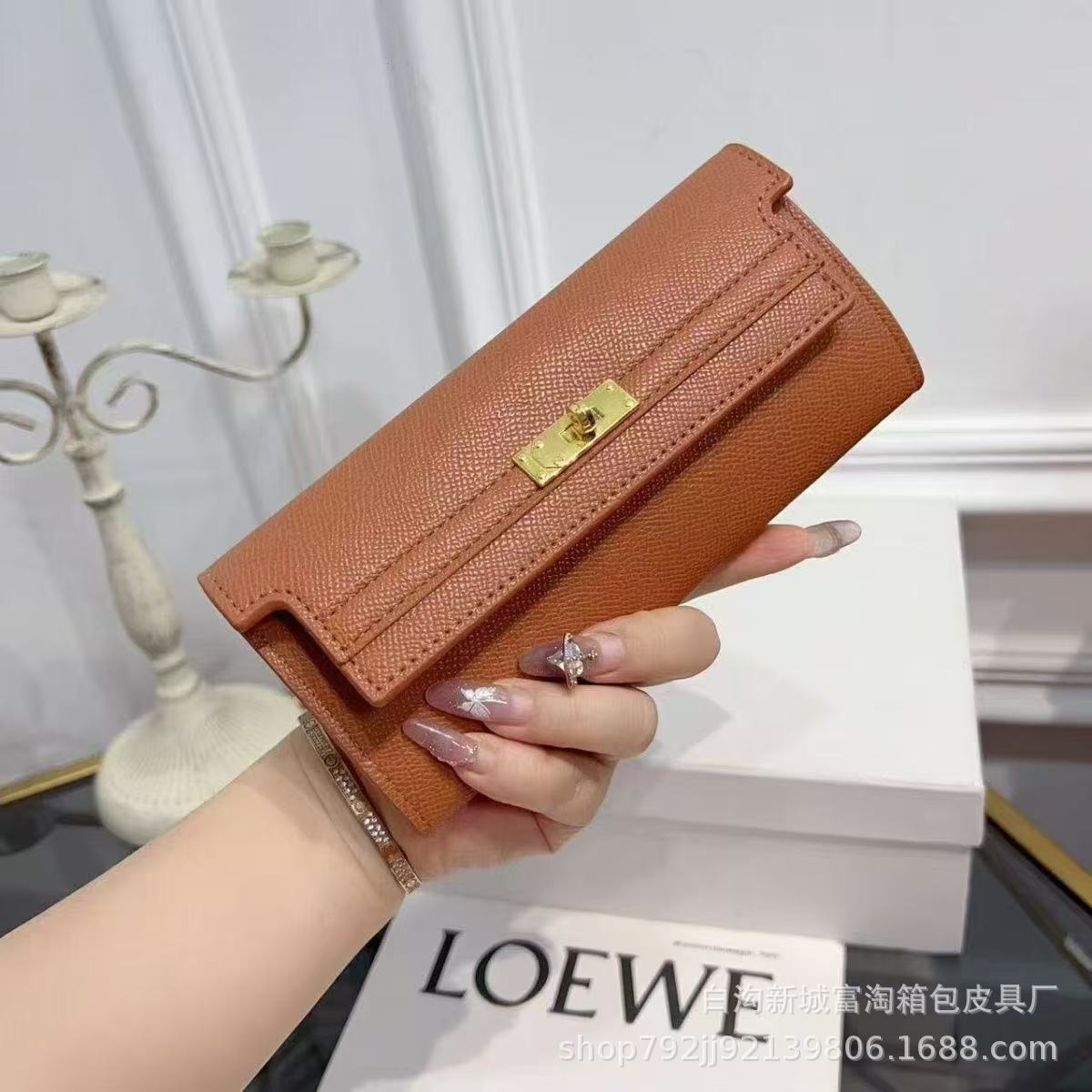 Women's Wallet Ins Women's Small Wallet Women's Sense Small Folding Wallet Short Clutch Cross-border Wallet Bag 5