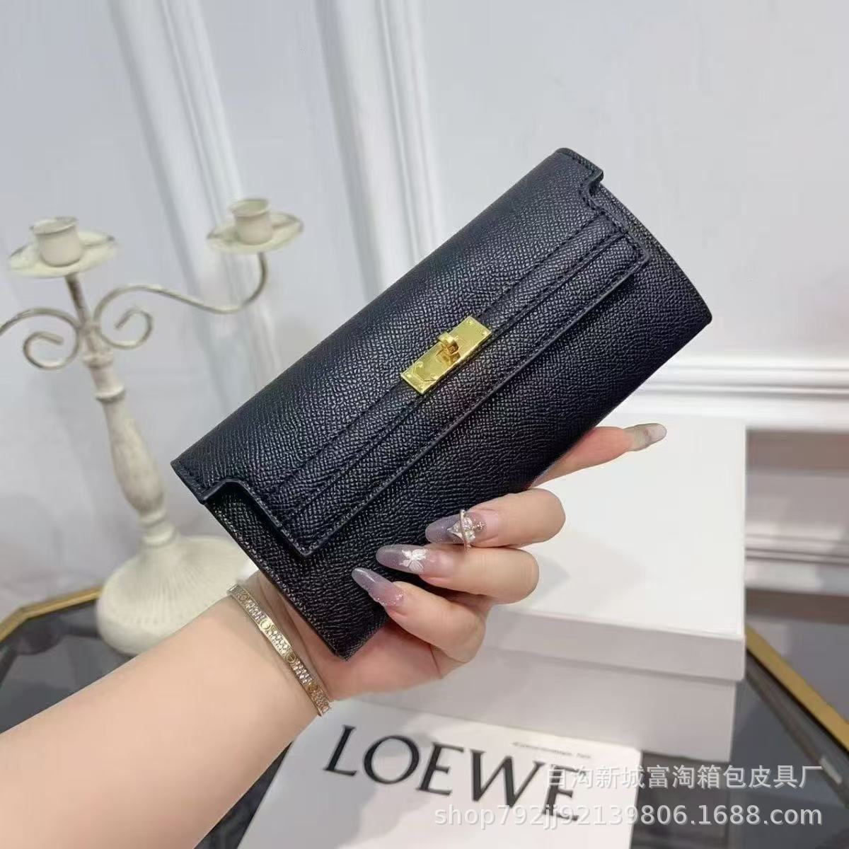 Women's Wallet Ins Women's Small Wallet Women's Sense Small Folding Wallet Short Clutch Cross-border Wallet Bag 5