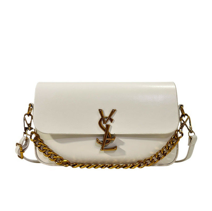 Quilted Chain Strap Shoulder
