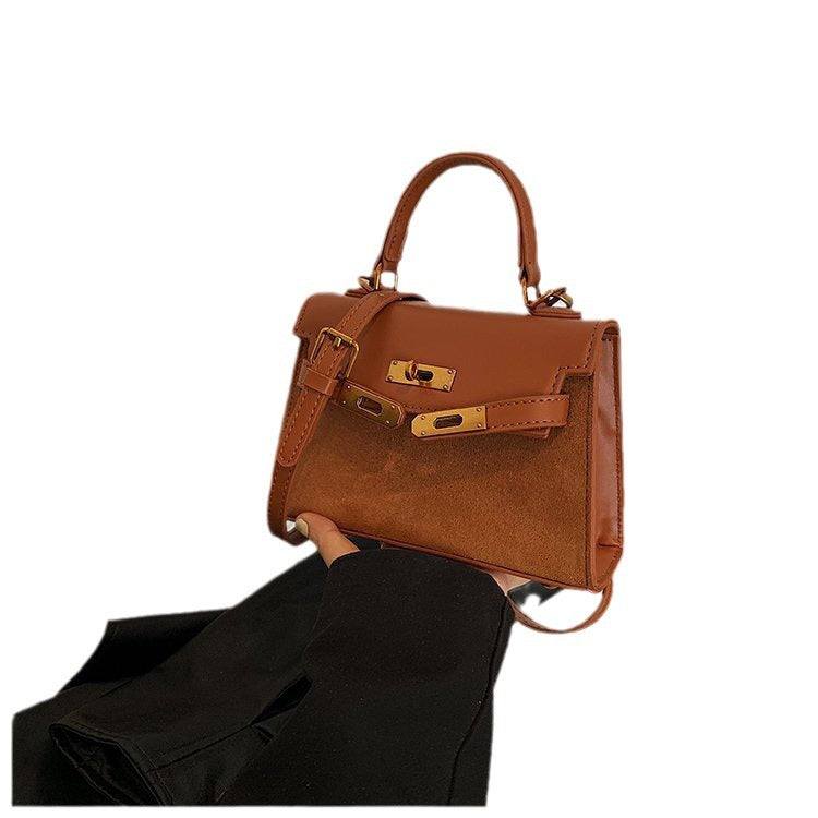Flap Shoulder Bag - Small Square Crossbody Handbag