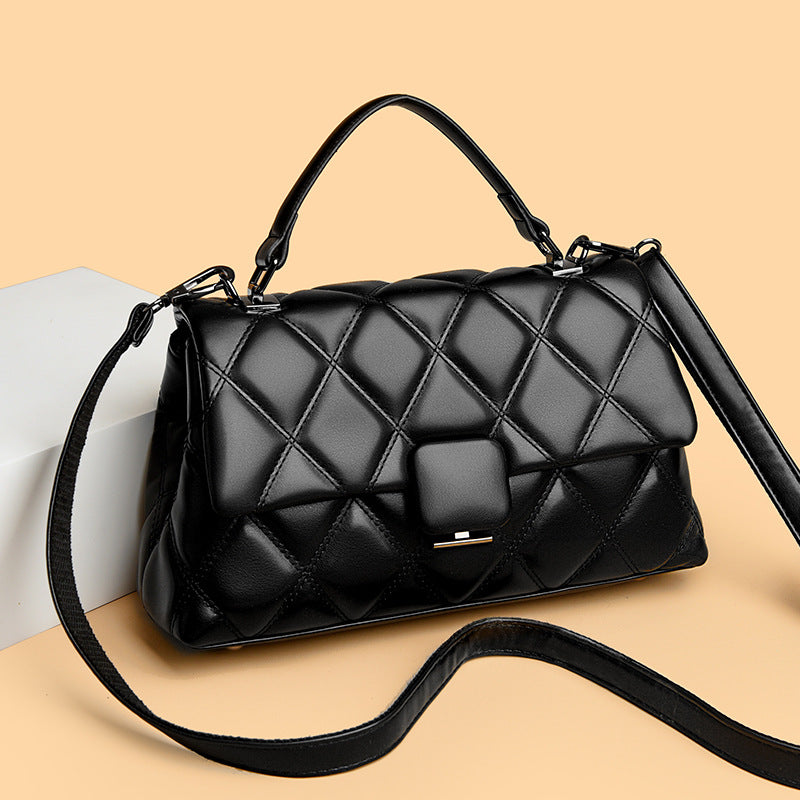Elegant Messenger Shoulder Bag - Free Gift Card & Card Holder Included