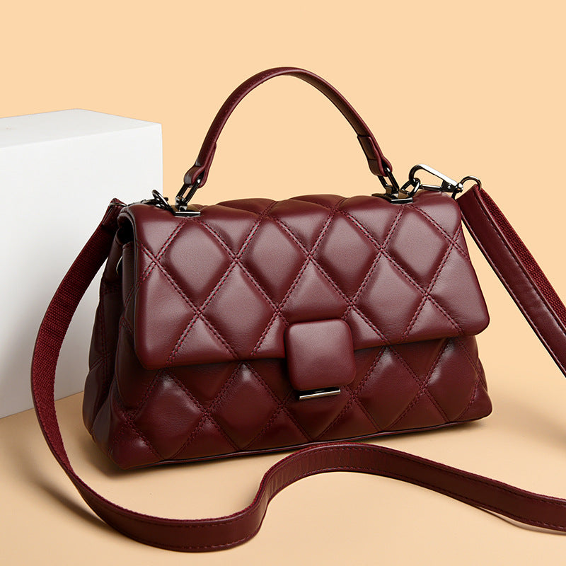 Elegant Messenger Shoulder Bag - Free Gift Card & Card Holder Included