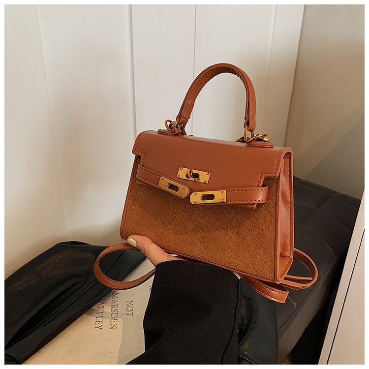 Flap Shoulder Bag - Small Square Crossbody Handbag