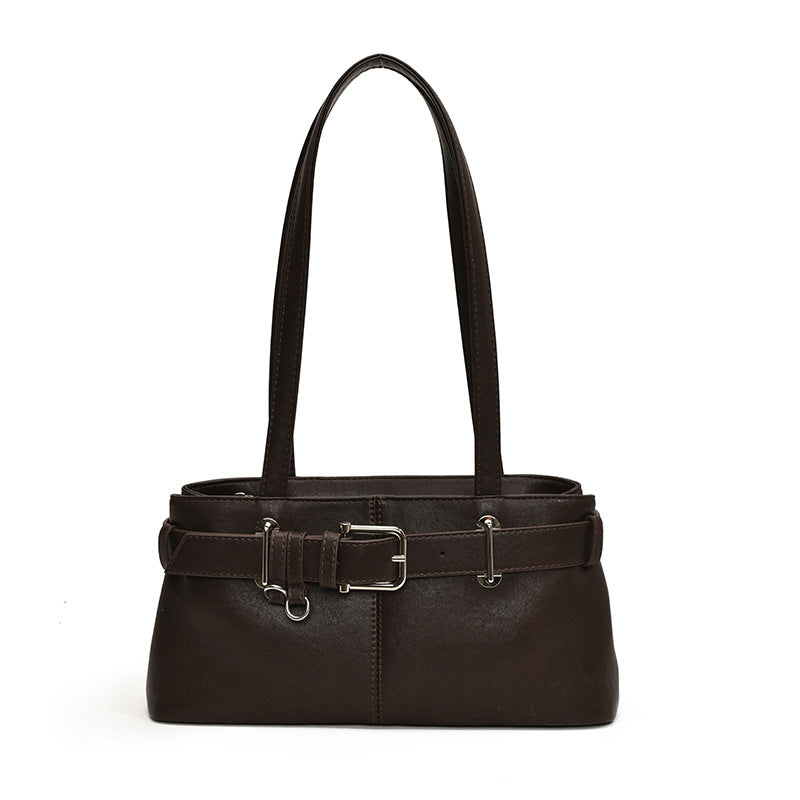 Retro Niche Design Shoulder Bag - Women's Versatile Commuter Handbag