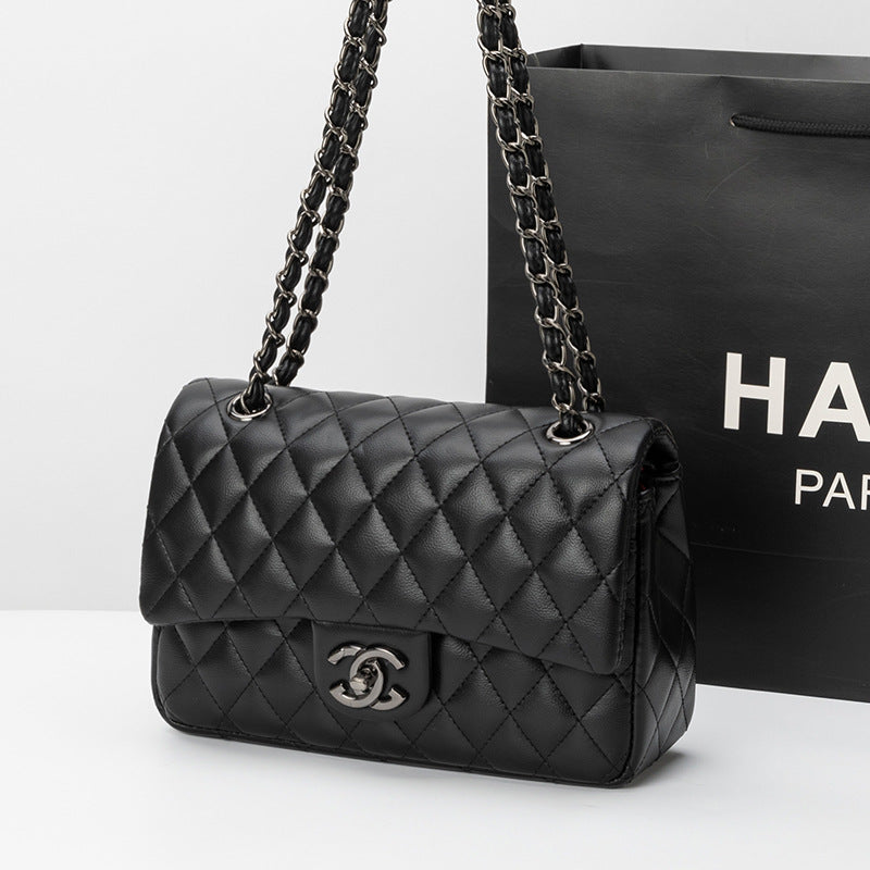 Chanel Inspired Quilted Crossbody Bag