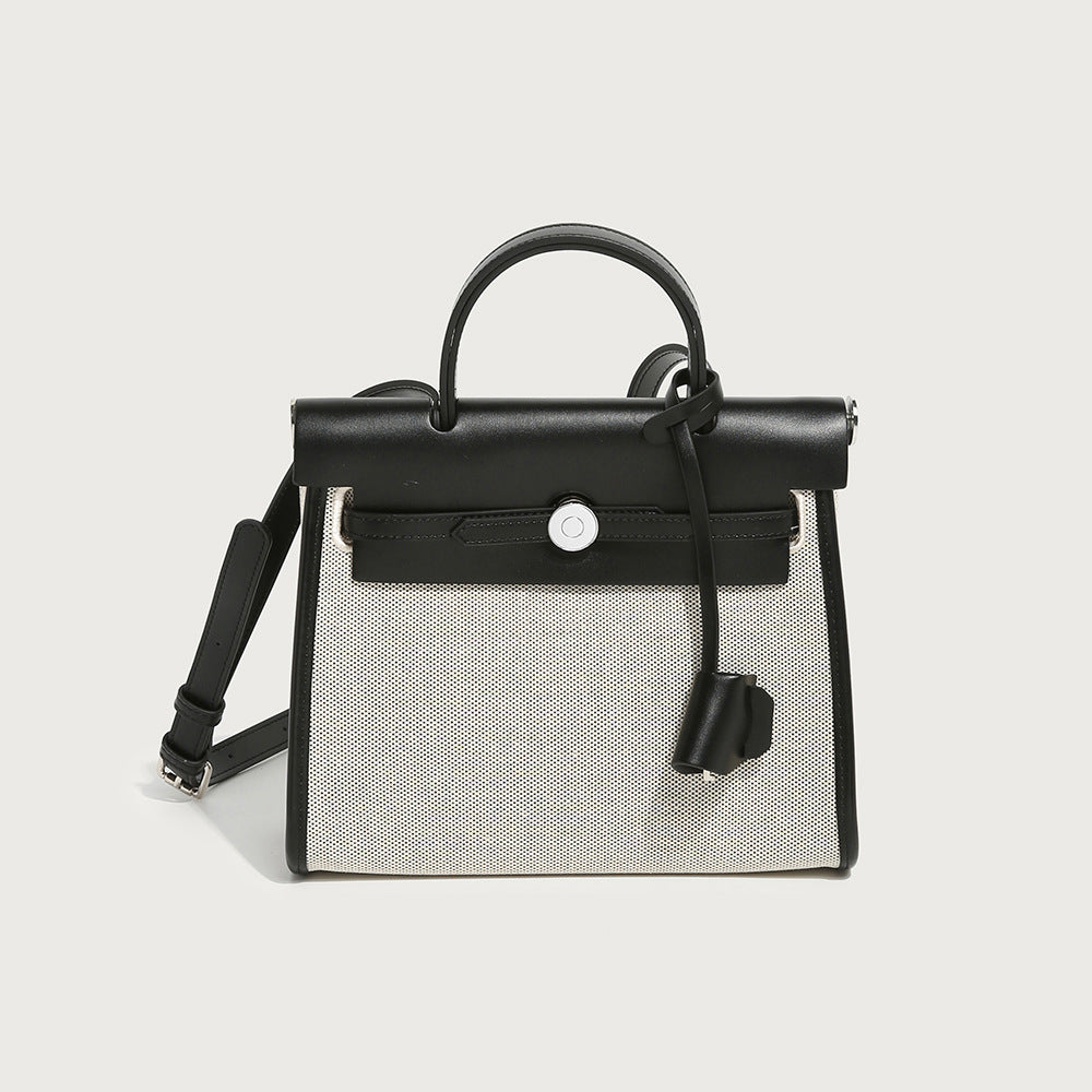 Canvas Kelly Bag - Large Capacity Crossbody Commuter Handbag