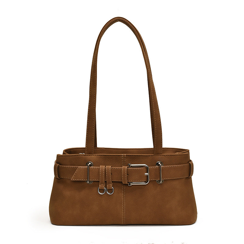 Retro Niche Design Shoulder Bag - Women's Versatile Commuter Handbag