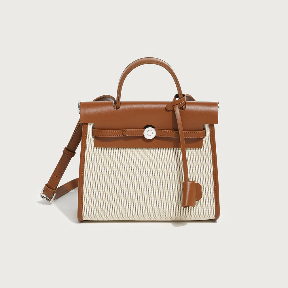 Canvas Kelly Bag - Large Capacity Crossbody Commuter Handbag