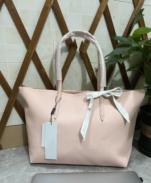 French Waterproof Large Capacity Horizontal Tote Bag