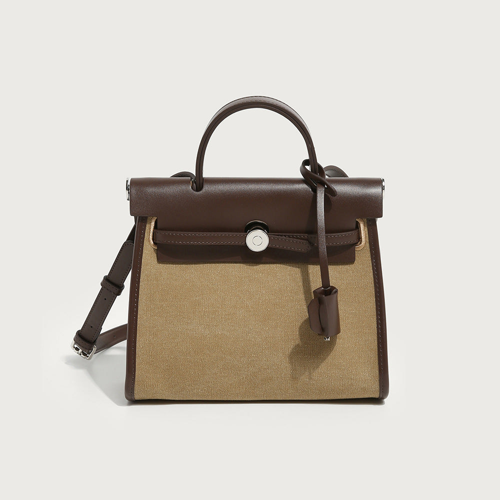 Canvas Kelly Bag - Large Capacity Crossbody Commuter Handbag