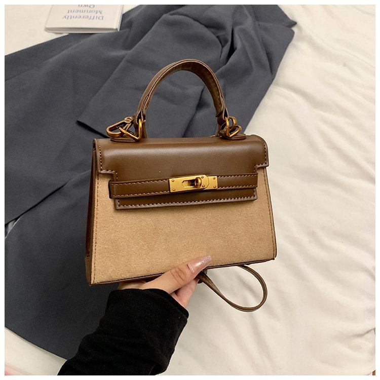 Flap Shoulder Bag - Small Square Crossbody Handbag