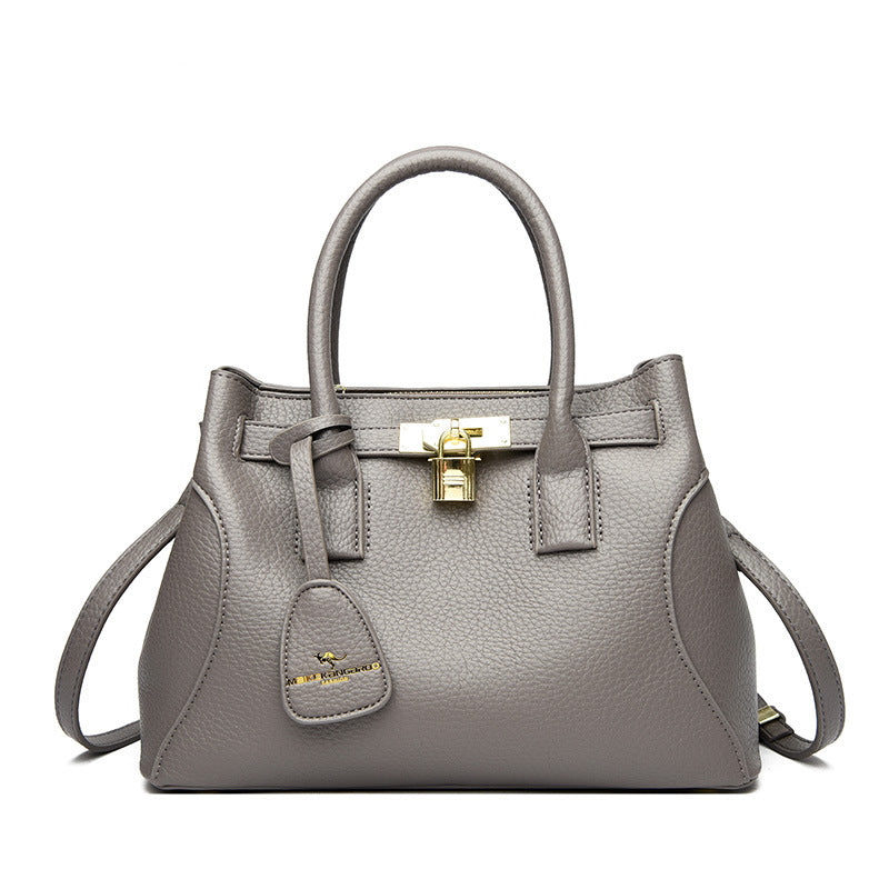 Retro European-American Crossbody Tote Bag - Versatile Women's Shoulder Handbag