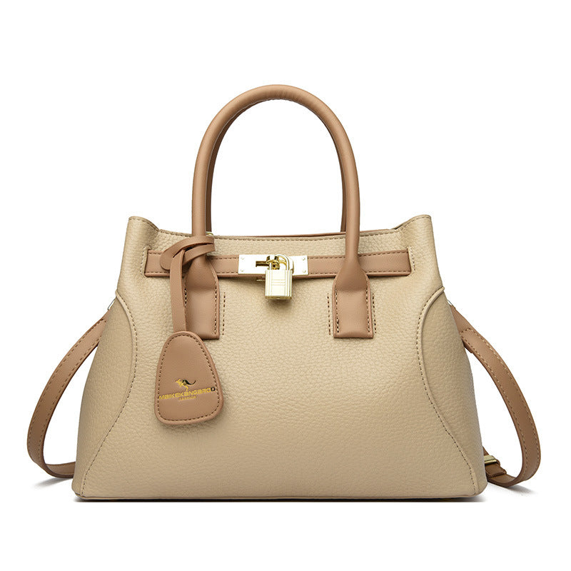 Retro European-American Crossbody Tote Bag - Versatile Women's Shoulder Handbag