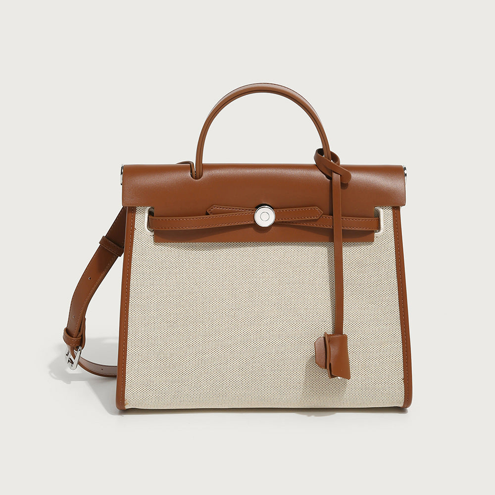 Canvas Kelly Bag - Large Capacity Crossbody Commuter Handbag