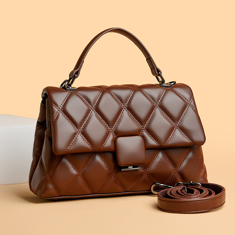 Elegant Messenger Shoulder Bag - Free Gift Card & Card Holder Included