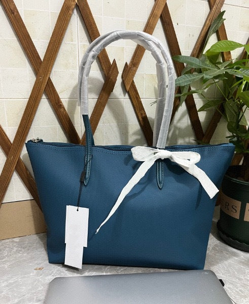 French Waterproof Large Capacity Horizontal Tote Bag