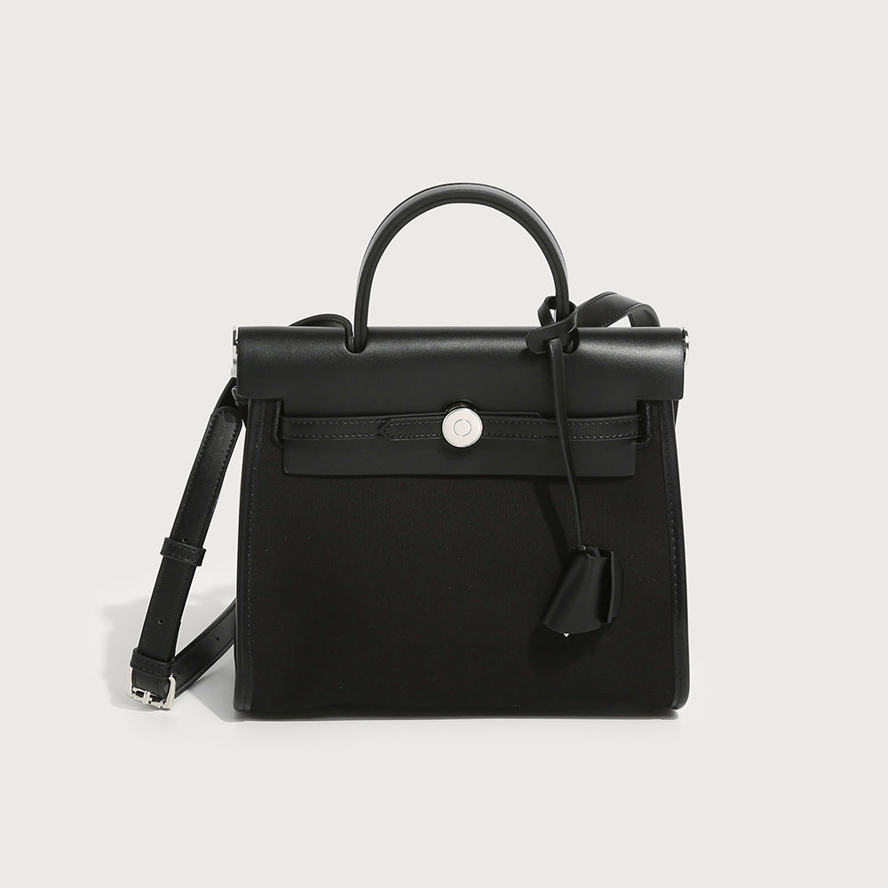 Canvas Kelly Bag - Large Capacity Crossbody Commuter Handbag
