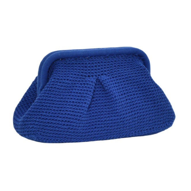 Handmade Cotton Crochet Cloud Bag - Woven Straw Handbag