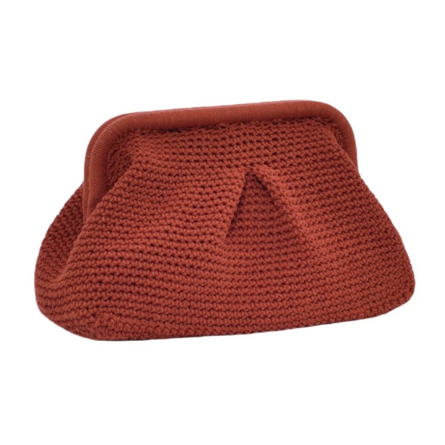 Handmade Cotton Crochet Cloud Bag - Woven Straw Handbag