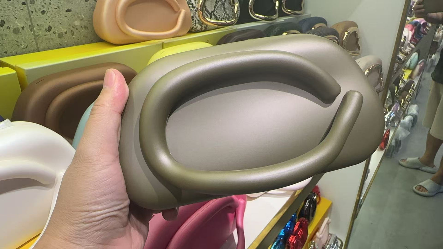 Vintage Round Box Clutch Bag - Acrylic Evening Crossbody Bag