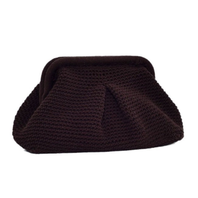 Handmade Cotton Crochet Cloud Bag - Woven Straw Handbag